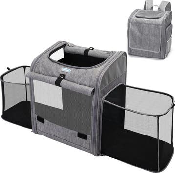 Hondenrugzak – Draagtas Hond – Reismand Kat – 33.5x27x39 cm, Verzenden, Zo goed als nieuw