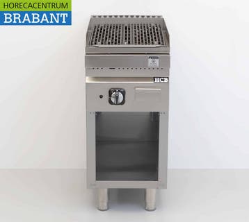 HCB RVS Lavagrill Lavasteengrill Gasgrill 9 kW 40 cm Horeca, Ophalen of Verzenden, Nieuw in verpakking