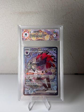 Pokémon - 1 Graded card - Zoroark Full art, Foil - Graad 10, Nieuw
