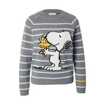 Princess goes Hollywood • grijze Snoopy trui • 36, Princess goes Hollywood, Verzenden, Nieuw, Maat 36 (S)