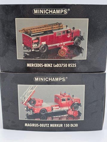 Minichamps 1:43 - Model vrachtwagen (2) - MERCEDES-BENZ, Nieuw