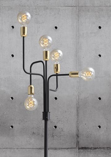 SPL LED Globelamp G95 E27 5W 460lm 2200K Goud 3-staps dim..., Ophalen of Verzenden, Nieuw