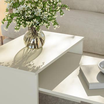 Salontafel Sotapim set van 2 havermout [en.casa], Verzenden, Nieuw