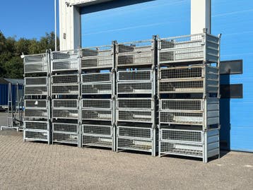 partij aanbieding 20x Gebruikte gaascontainer 120x84x70cm, Ophalen, Gebruikt, 100 cm of meer, 60 cm of meer