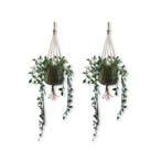 Voordeelset van 2 Plantenhangers - Jute - Kies Lengte -, Ophalen of Verzenden, Nieuw
