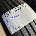 2 x Vredestein Ultrac 185-65-15 Zomerbanden 4mm, Gebruikt, 15 inch, Band(en), Personenwagen
