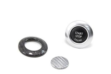 BMW E81/E82/E87/E88 Carbon Fiber Start/Stop knop auto, Verzenden