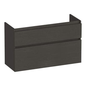Brauer Delight - Onderkast Ondiep - 100 cm - met 2 Softclose, Ophalen of Verzenden, Nieuw