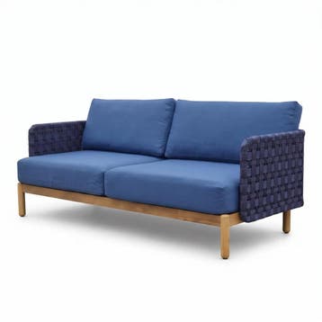Loungebank 3-zits acacia navy | NIEUW €299 afhaalprijs, Ophalen, Nieuw, Kunststof