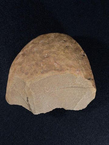 Paleolithisch Kwartsiet Chopper (Kiezelhakker) – Marokko