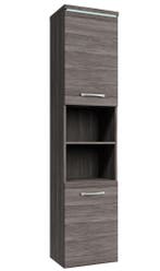 Badkamerkast Paso 35 x 35 x 160 cm Grijs Eiken Kolomkast, Verzenden, Nieuw, (Half)hoge kast