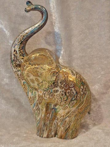 Murano - Beeldje - Éléphant de Murano - Muranoglas