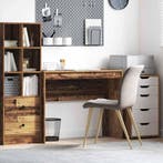 vidaXL Bureau Oudhout 100 x 40 x 76 cm, Huis en Inrichting, Bureaus, Verzenden, Nieuw