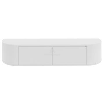 Aura Japandi Tv-meubel 180 x 35 x 33 cm - Wit, Ophalen of Verzenden, Nieuw
