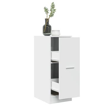 vidaXL Apothekerskast Wit 30x41x77,5 cm Bewerkt Hout, Huis en Inrichting, Verzenden, Nieuw