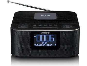 Lenco CR-650BK - Wekkerradio - DAB+ Bluetooth 5.0 Draadloos, Verzenden, Zo goed als nieuw