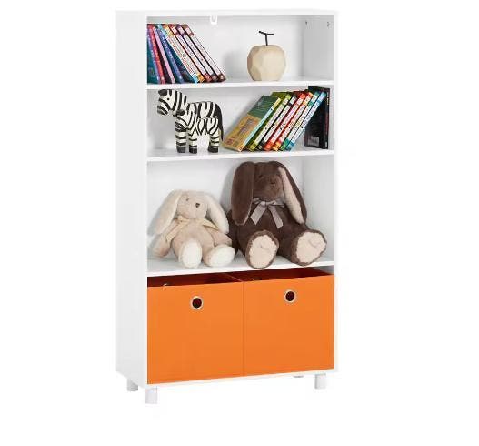 Boekenplank Kinderkamer met Stoffen Opbergboxen, Kinderen en Baby's, Kinderkamer | Overige Meubels, Nieuw, Verzenden