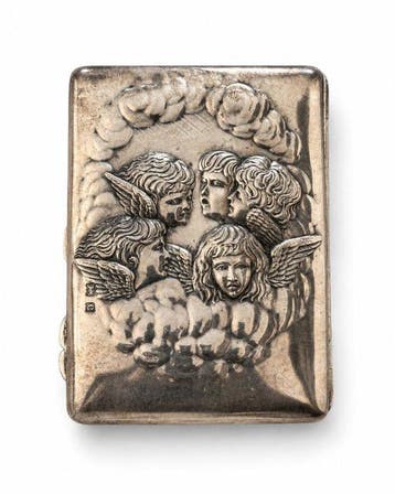 Brievenhouder - .925 zilver, Antiek en Kunst