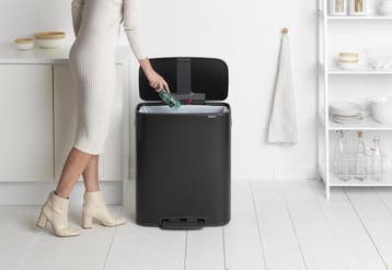 Brabantia Bo Prullenbak 60 liter - 1 vak - met 80, Ophalen of Verzenden, Zo goed als nieuw