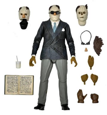 Universal Monsters Action Figure Ultimate The Invisible Man, Ophalen of Verzenden, Nieuw