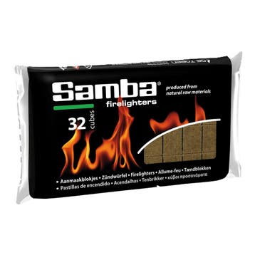 Samba Aanmaakblokjes - Ideaal voor Openhaard & Houtkachel, Verzenden, Nieuw