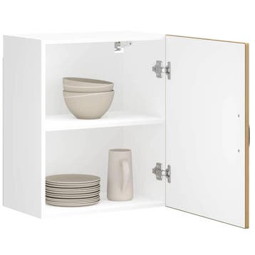 vidaXL Keuken Wandkasten 2 stuks Lucca Ambachtelijke Eik, Verzenden, Nieuw, Bruin