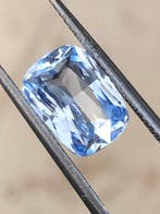 1 pcs Blauw Saffier - 3.37 ct - Gemological Institute of, Sieraden, Tassen en Uiterlijk, Edelstenen, Nieuw