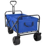 vidaXL Opvouwbare Wagen Blauw 89 x 63 x 96 cm, Verzenden, Nieuw