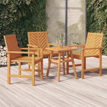 Eetkamerstoelen Hout 3st | Tweedekansje | OP=OP, Ophalen of Verzenden, Zo goed als nieuw, Hout