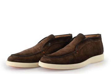Santoni Instappers in maat 43 Bruin, Bruin, Verzenden, Overige typen, Zo goed als nieuw