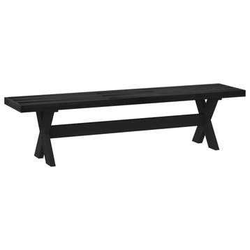 Eetbank NOAIN 160cm - Zwart | Retourdeal 54% Korting, Gebruikt, Minder dan 75 cm, Rustiek, 150 tot 200 cm