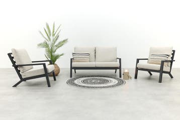 VDG Boston stoel-bank (2-zits) loungeset - 3-delig, Verzenden, Nieuw, Overige materialen, Loungeset