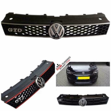 GTD | R line | grille polo 6R | 2009-2014, Nieuw, Ophalen of Verzenden, Bumper, Volkswagen