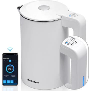 Waterkoker met temperatuurregeling - Elektrisch - 1.7L - 220, Verzenden, Zo goed als nieuw