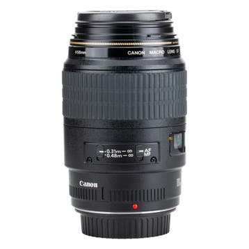 Canon EF 100mm f/2.8 Macro USM met garantie, Audio, Tv en Foto, Fotografie | Lenzen en Objectieven, Ophalen of Verzenden, Gebruikt