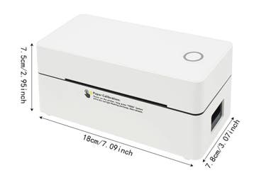 Thermische Labelprinter 4x6 – Bluetooth USB 203 DPI, Verzenden, Nieuw