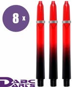 ABC Darts – Black Vision Rood - 8 sets (Dart Shafts), Ophalen of Verzenden, Nieuw, Shafts