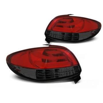 Achterlichten Peugeot 206 Lichtbar rood/smoke, Ophalen of Verzenden, Nieuw