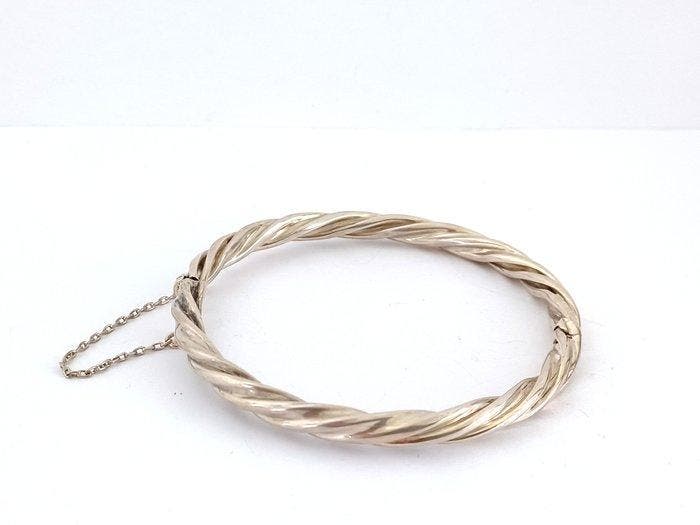 Zonder minimumprijs - Armband sterling - gedraaide bangle, Sieraden, Tassen en Uiterlijk, Armbanden