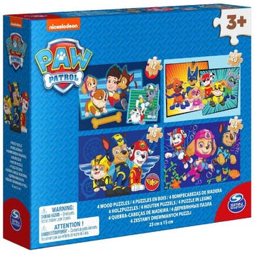 Paw Patrol 4 in 1 Puzzel | Spin Master - Puzzels, Verzenden, Nieuw