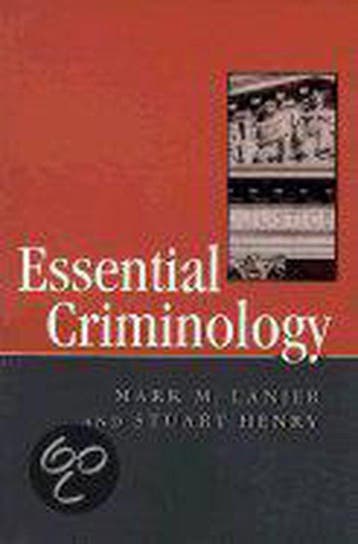 Essential Criminology - Mark M Lanier 9780813331379, Verzenden, Gelezen, Mark M Lanier