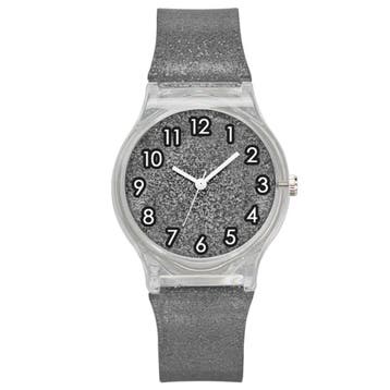Fako - Kinderhorloge - Shiny Glitter - Plastic - Ø 34mm -, Verzenden, Nieuw