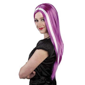 Heks Pruik Icy Purple, Verzenden, Nieuw