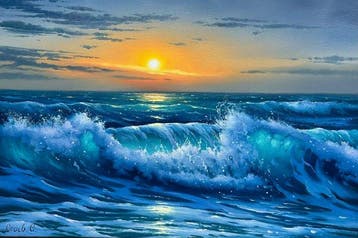 Sergei Stoev (1971) - Turquoise wave