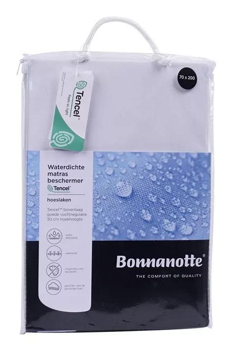 Waterdichte molton matrasbeschermer - 80/200, Huis en Inrichting, Slaapkamer | Beddengoed, Wit, Nieuw, Eenpersoons, Verzenden