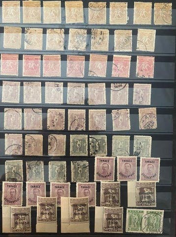 Griekenland 1896/1923 - Kostbare collectie - Olympische, Gestempeld
