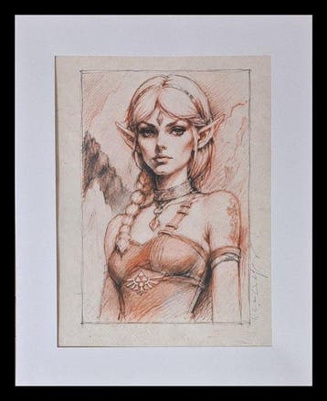 Emma Wildfang - Zelda - Series -Icons on Paper, Nieuw