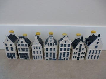 KLM-huisje - Zeven KLM/Bols huisjes (gevuld)