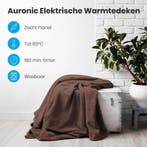 2dekans | Auronic Elektrische Warmtedeken - 1 Persoons - 3, Ophalen of Verzenden, Zo goed als nieuw