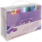 Maaleo acrylstiften 36 kleuren – sneldrogende verfmarkers., Ophalen of Verzenden, Nieuw